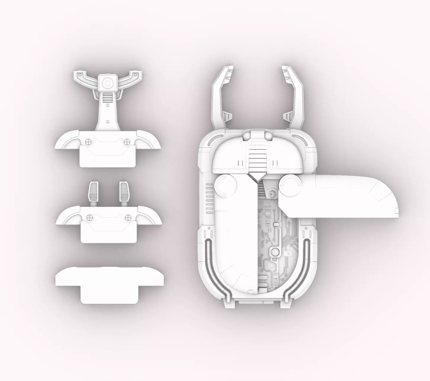 BIG BAD BEETLEBORG INSPIRED BEETLE BONDERS PROP REPLICA 3D print model_0