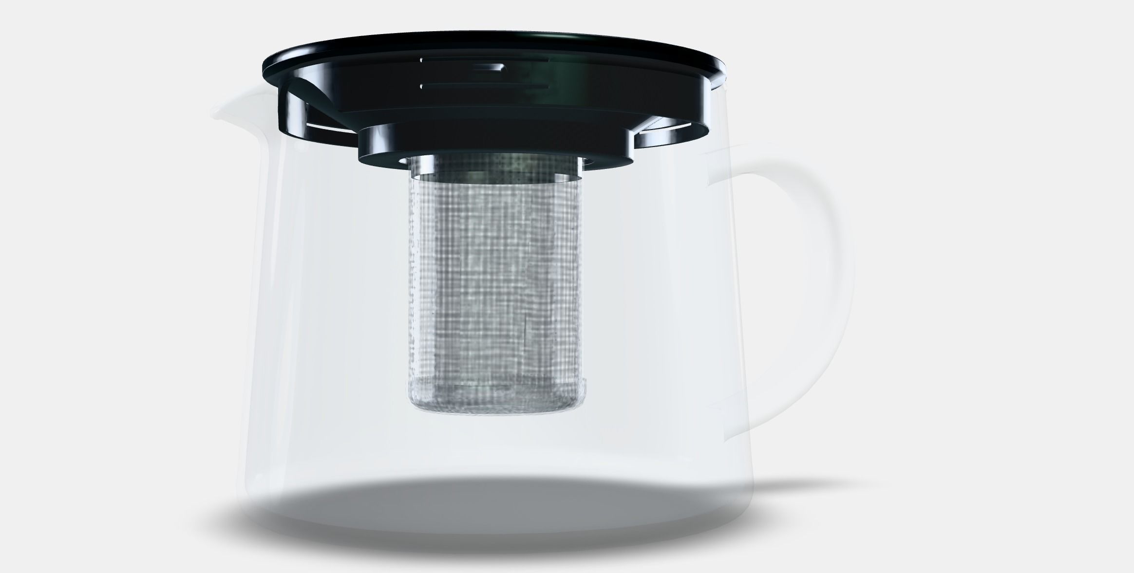 RIKLIG Teapot 1 Low-poly 3D model_9