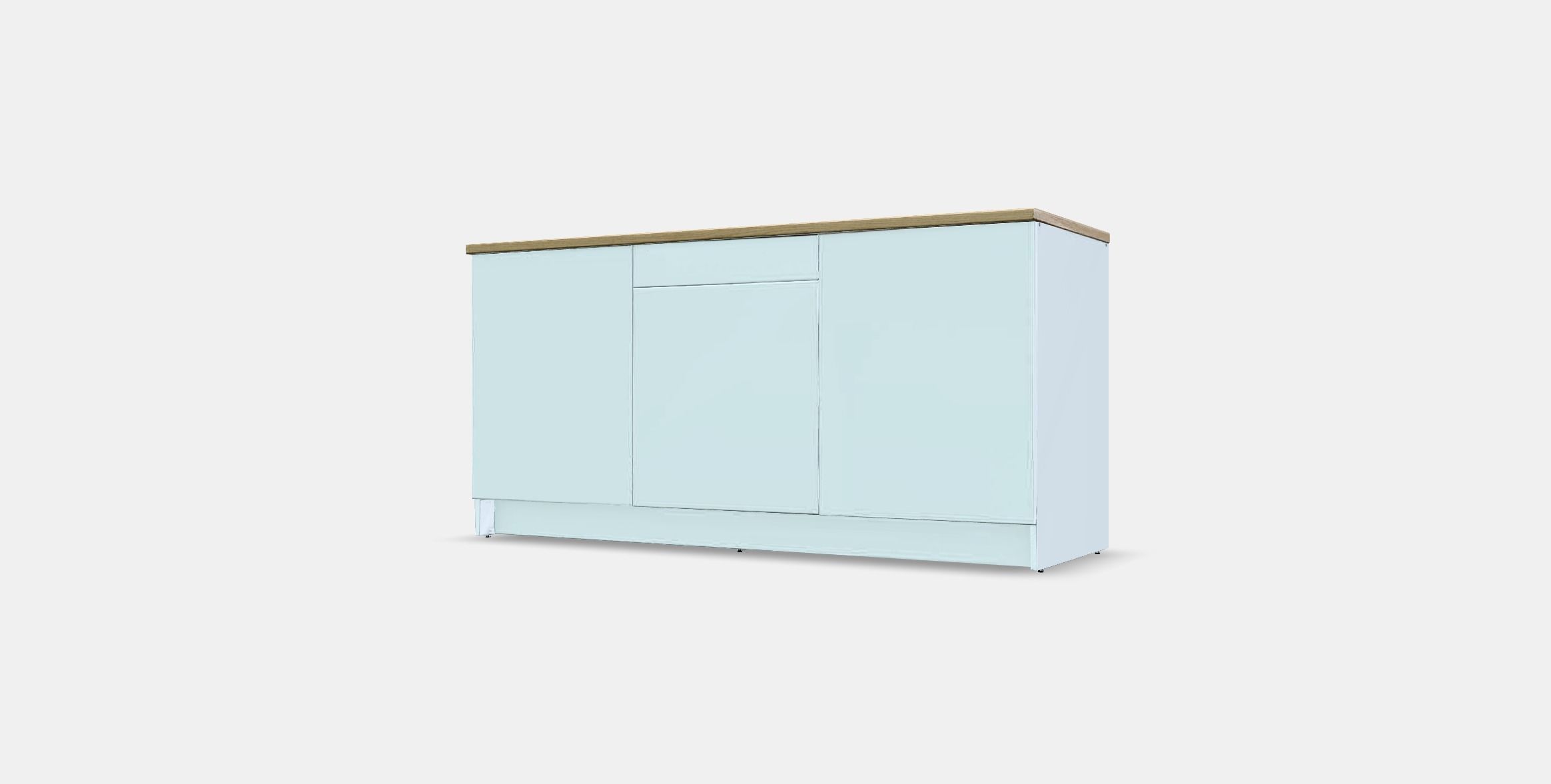 KNOXHULT Base cabinet with doors and drawer 2 Low-poly 3D model_12