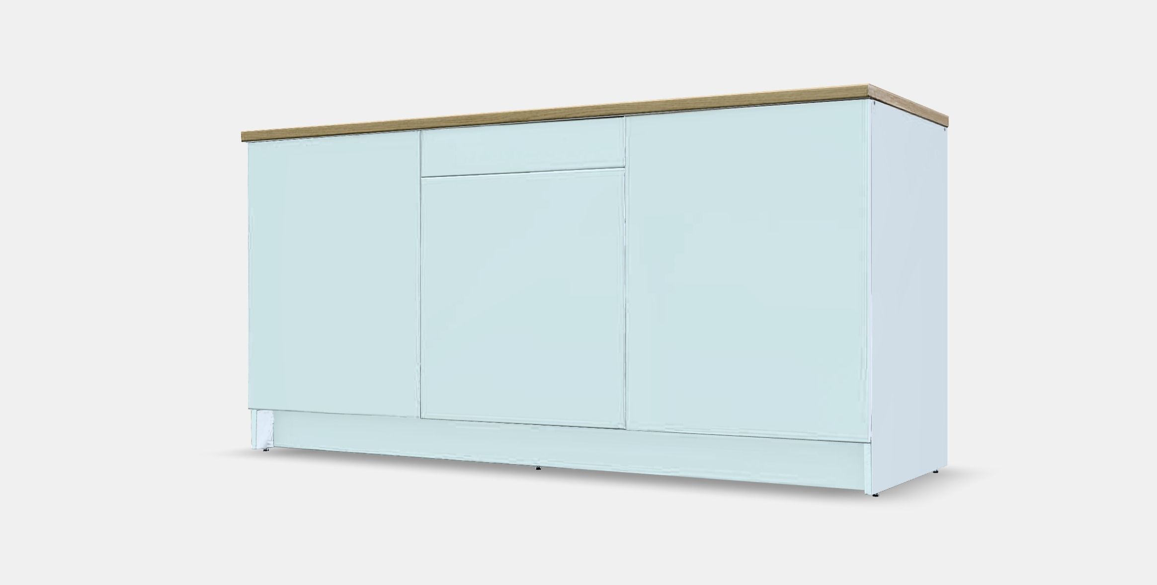 KNOXHULT Base cabinet with doors and drawer 2 Low-poly 3D model_13