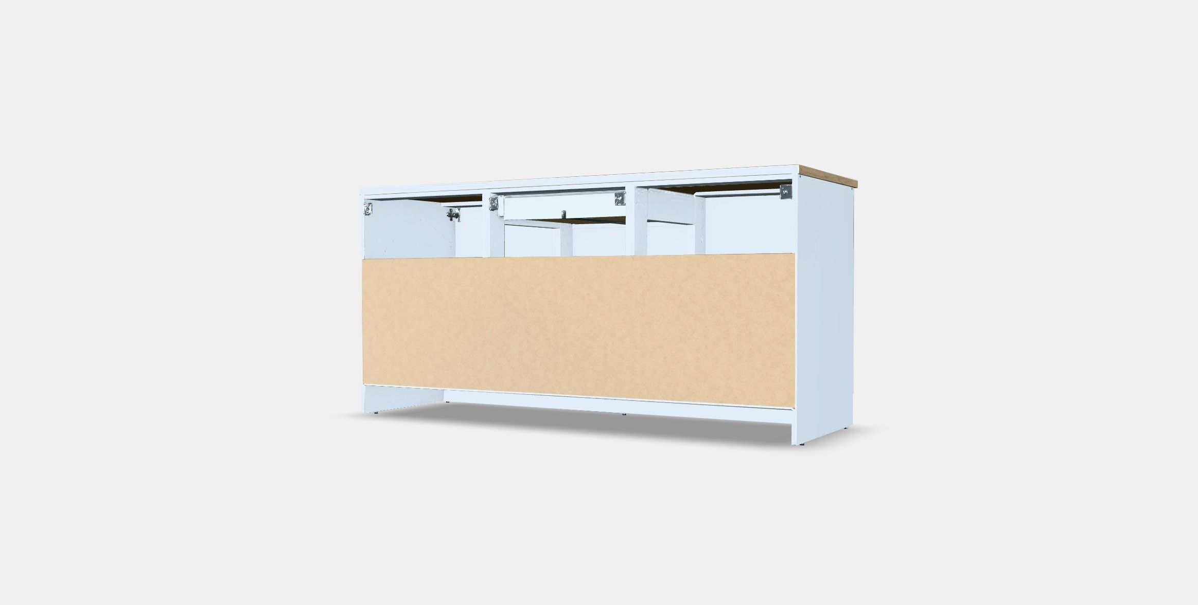 KNOXHULT Base cabinet with doors and drawer 2 Low-poly 3D model_5