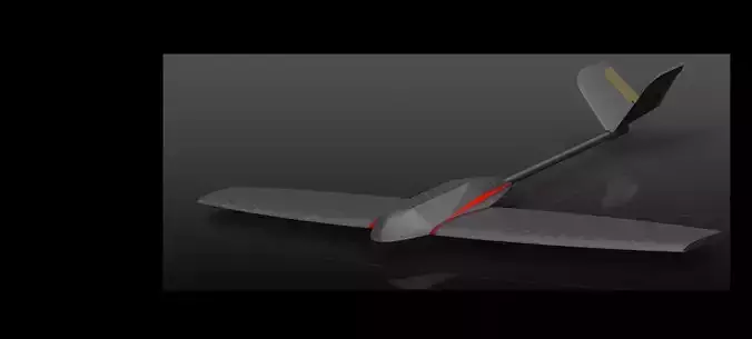 Plane Outline 3D print model