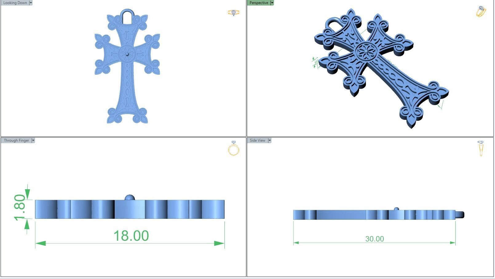 ARMENIAN CROSS 3D print model_3
