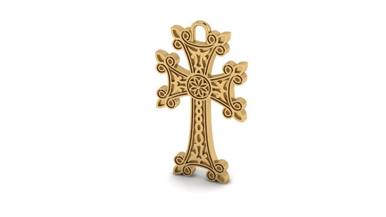 ARMENIAN CROSS 3D print model_1