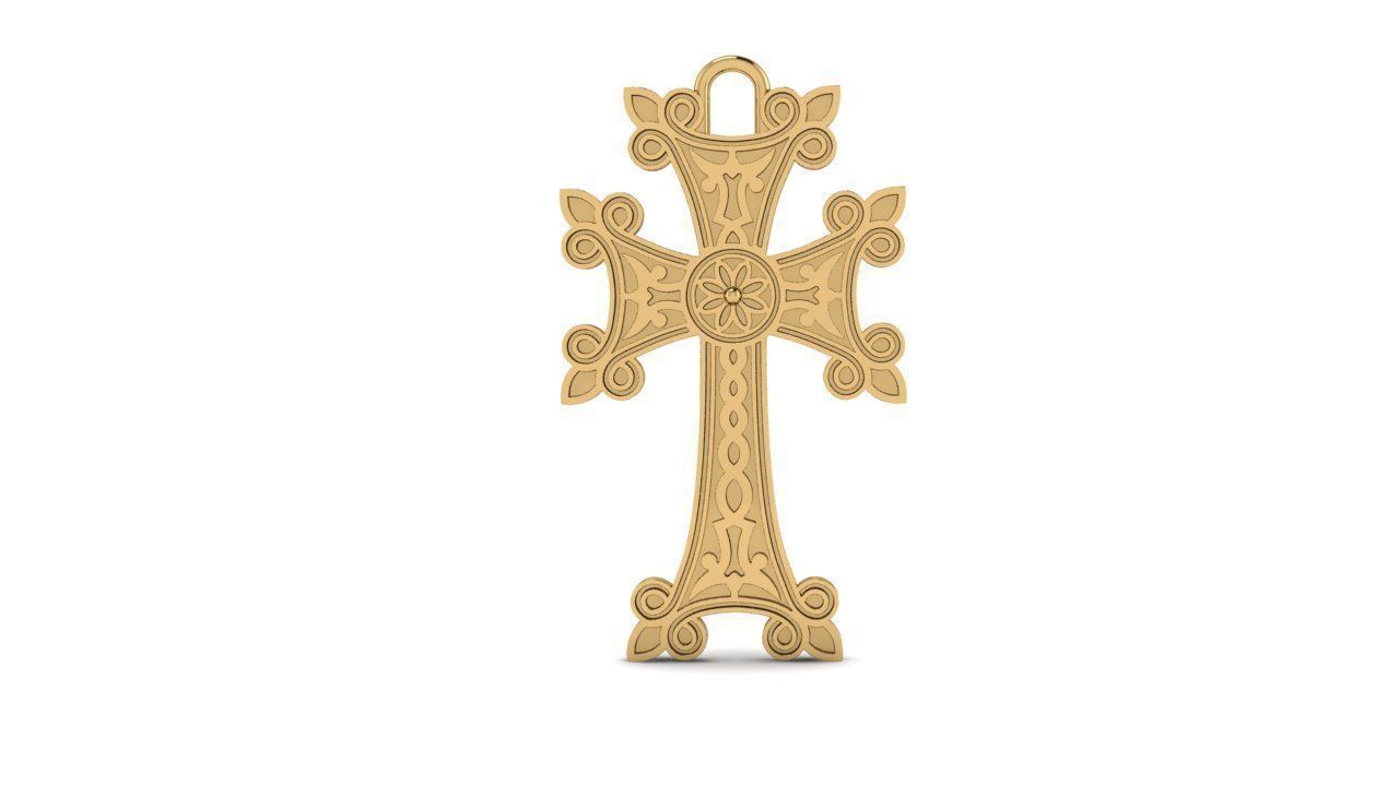 ARMENIAN CROSS 3D print model_2