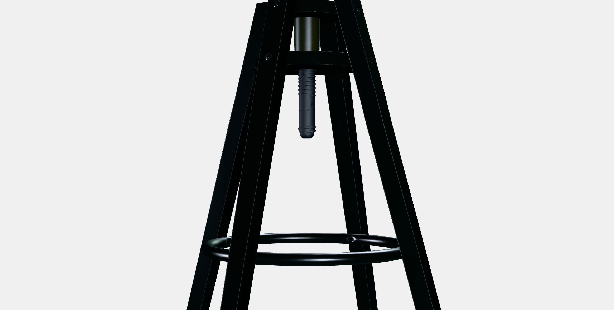 DALFRED Bar stool 1 Low-poly 3D model_6