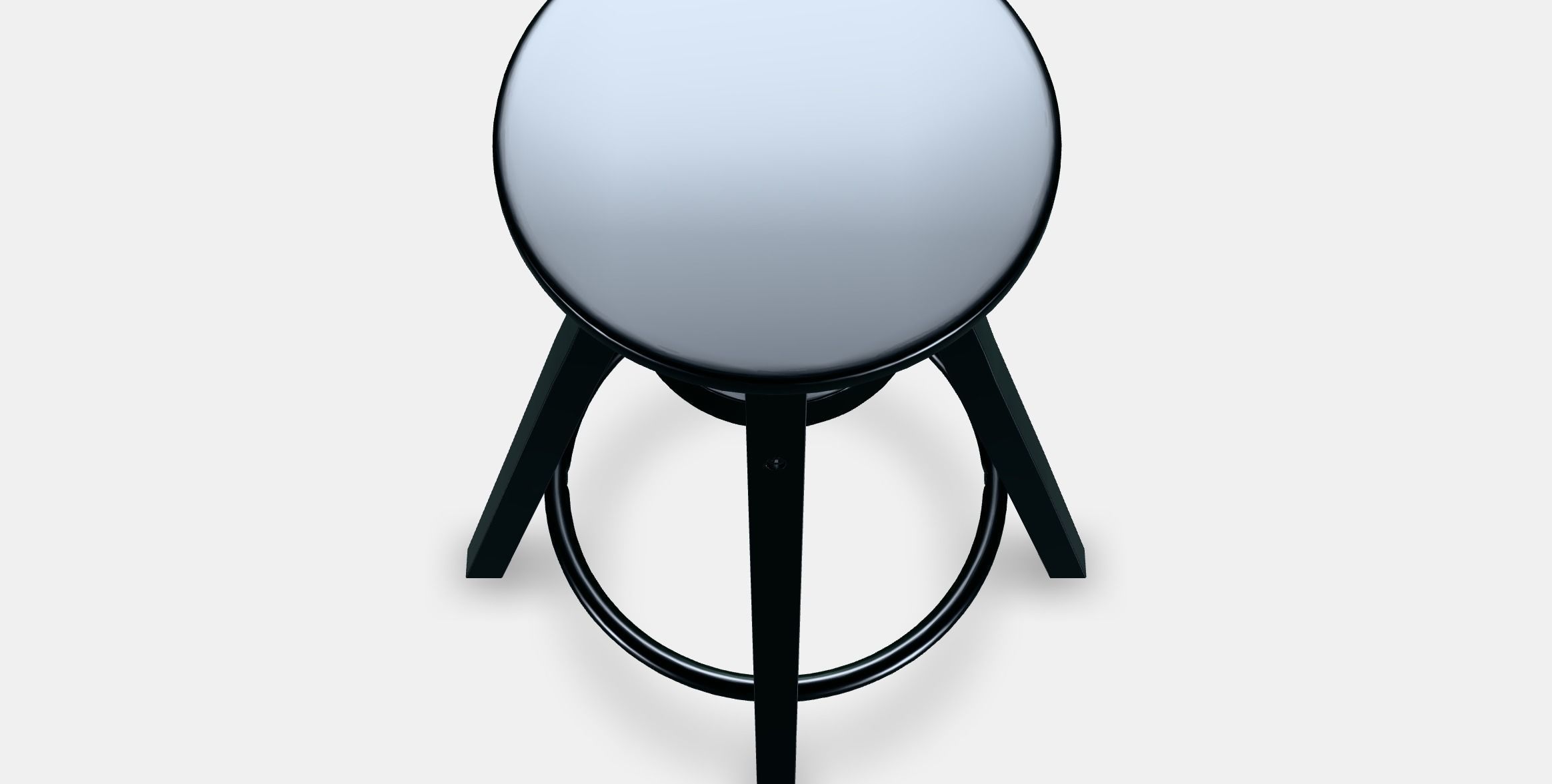 DALFRED Bar stool 1 Low-poly 3D model_4