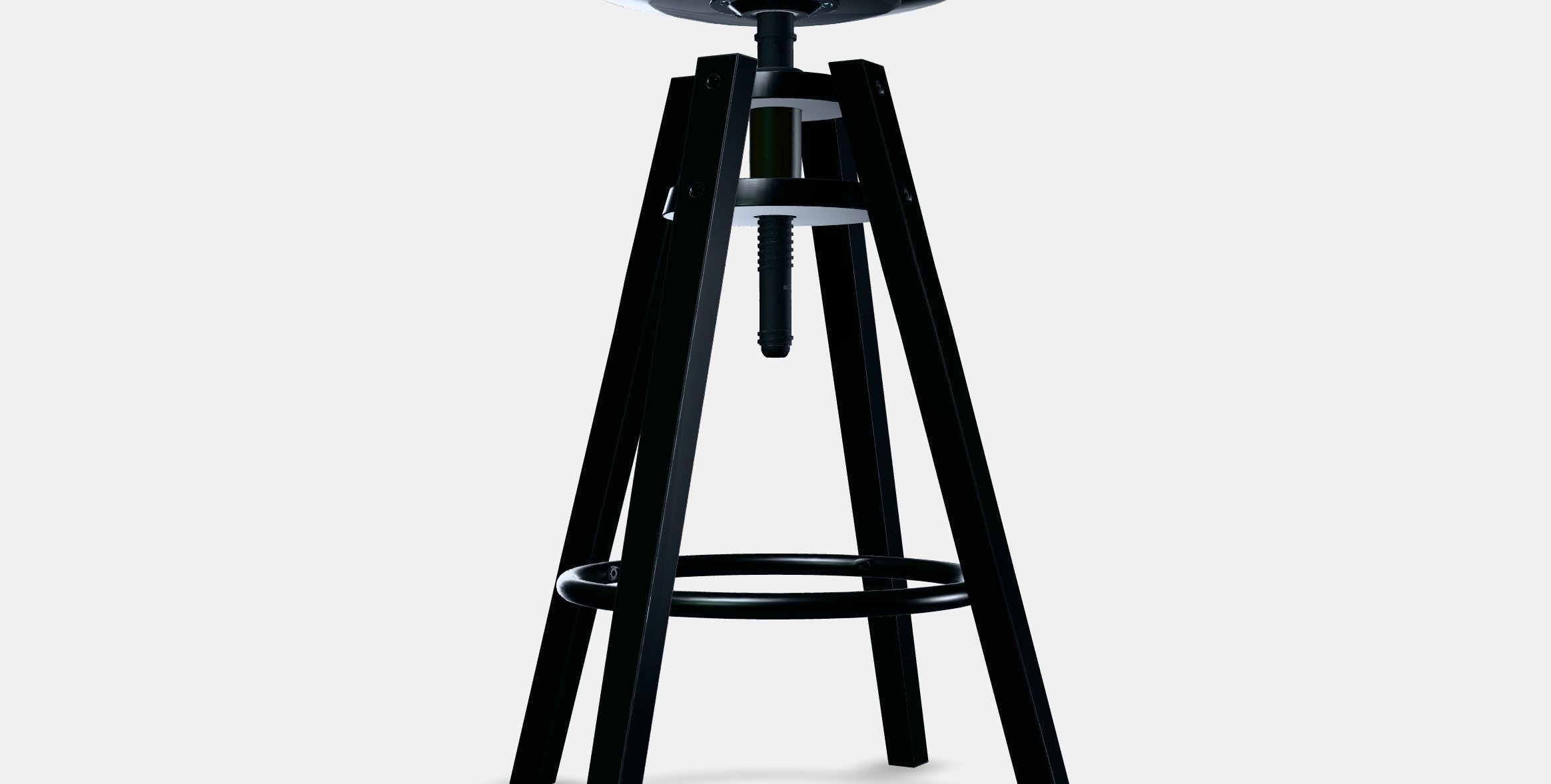 DALFRED Bar stool 1 Low-poly 3D model_13