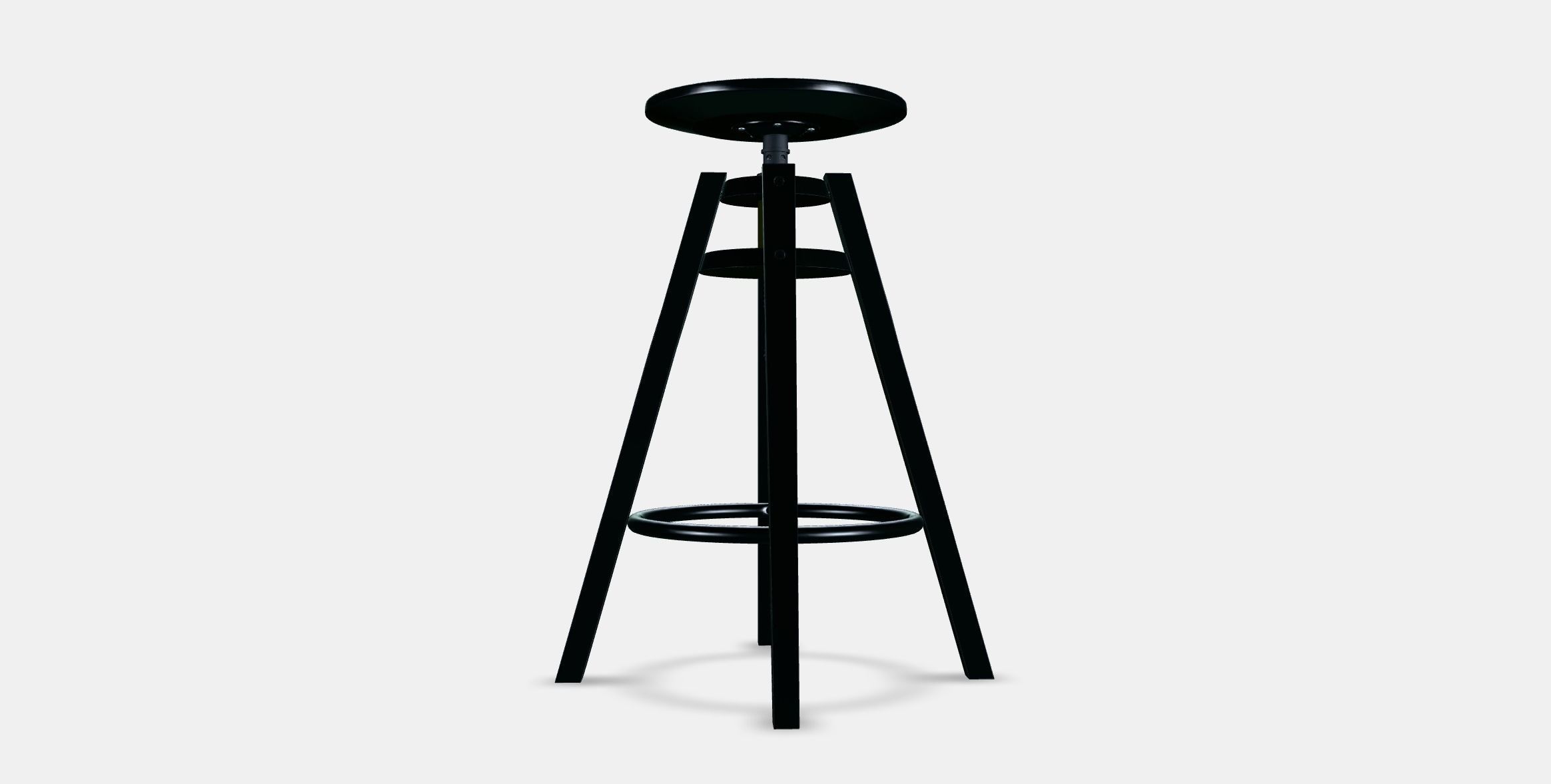 DALFRED Bar stool 1 Low-poly 3D model_14