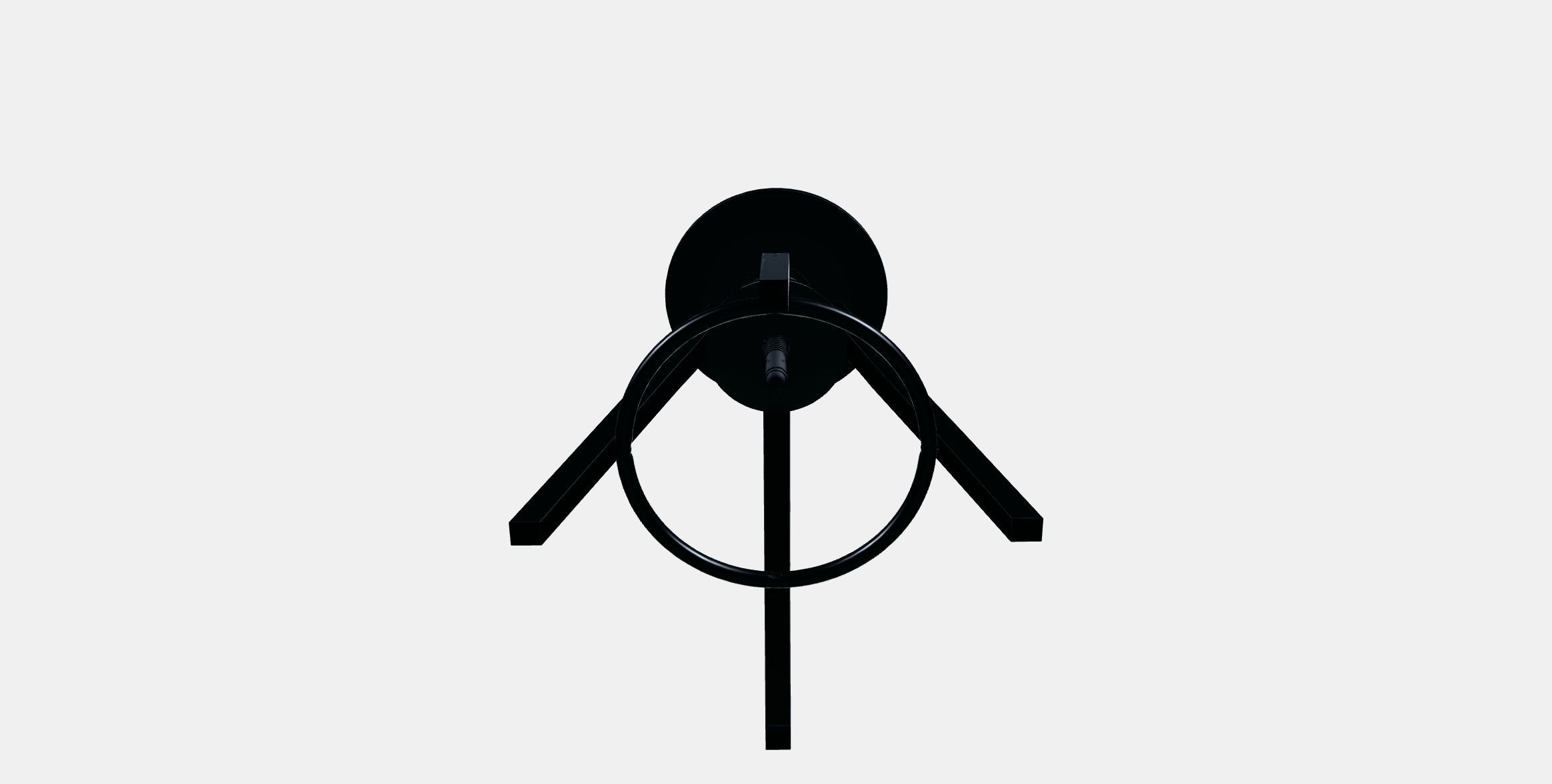 DALFRED Bar stool 1 Low-poly 3D model_7