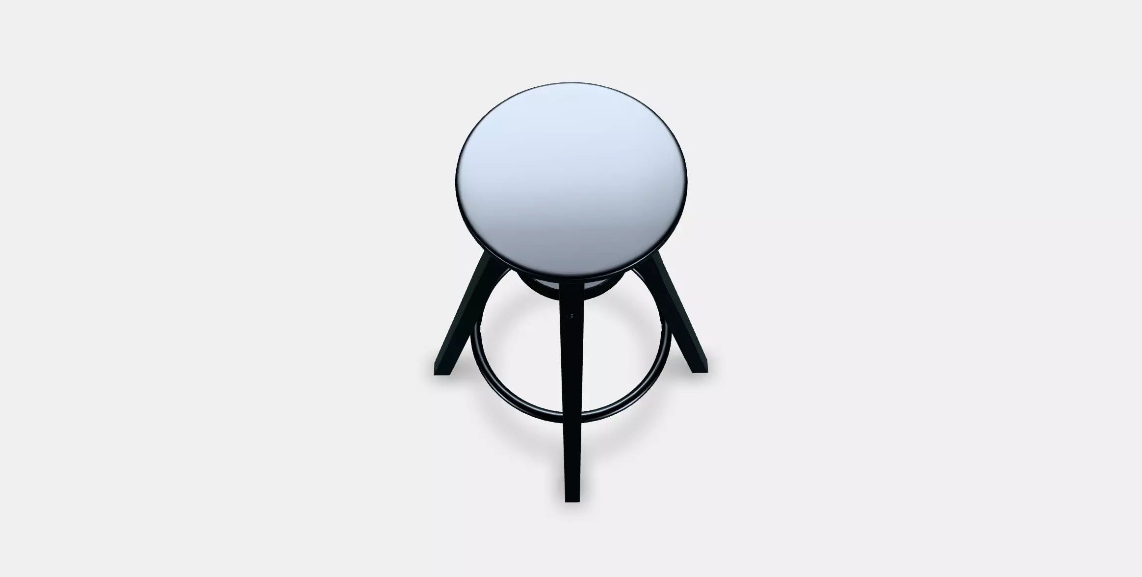 DALFRED Bar stool 1 Low-poly 3D model_0