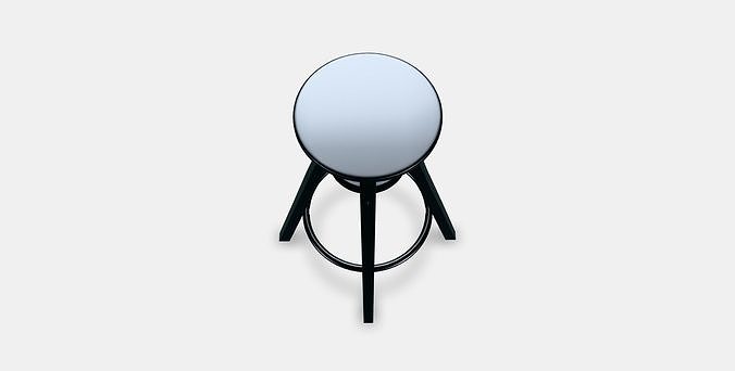 DALFRED Bar stool 1 Low-poly 3D model