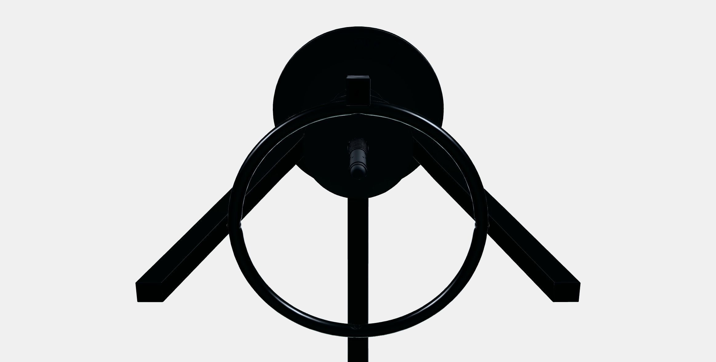 DALFRED Bar stool 1 Low-poly 3D model_8