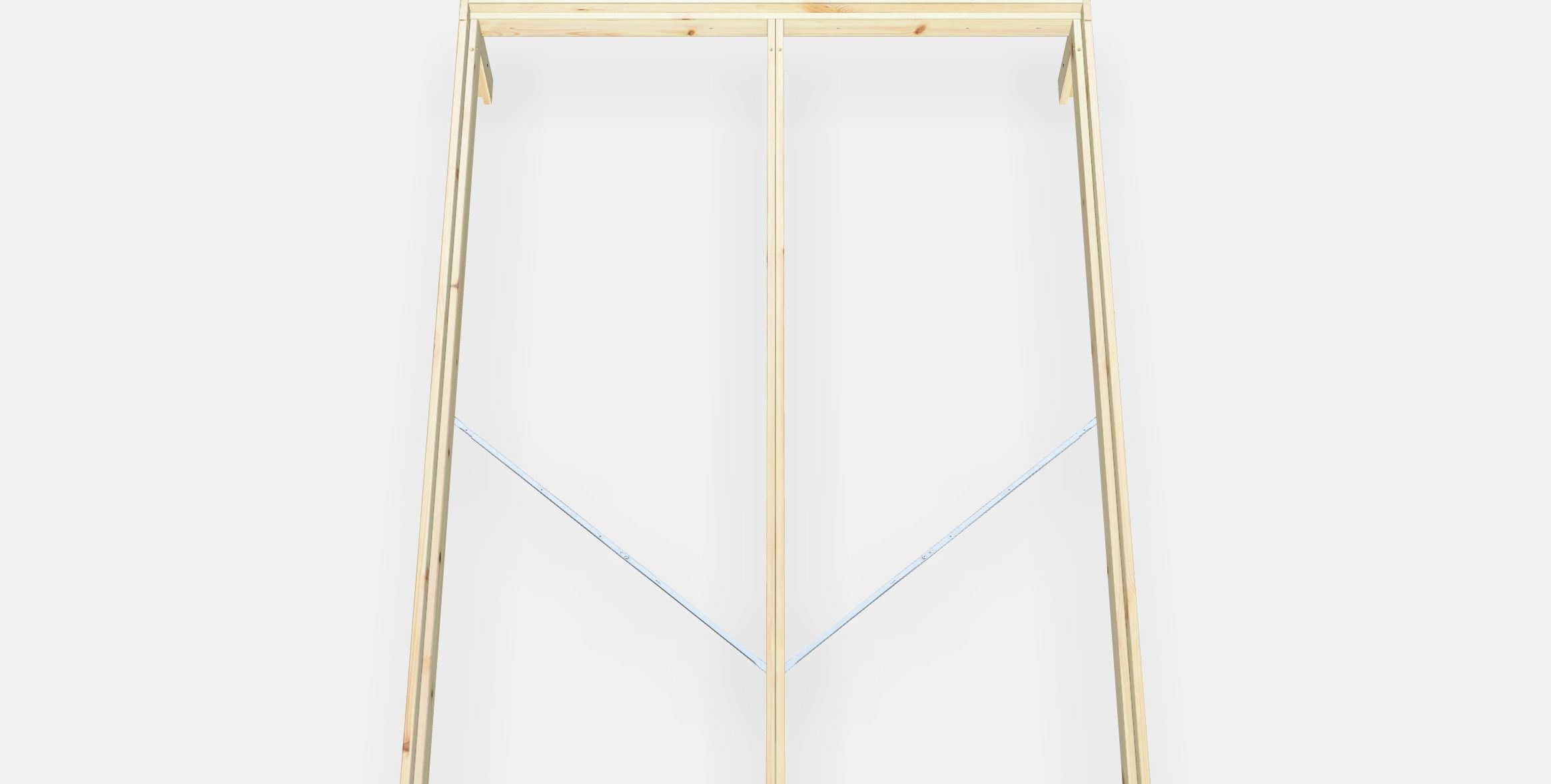 NEIDEN Bed frame 2 Low-poly 3D model_6