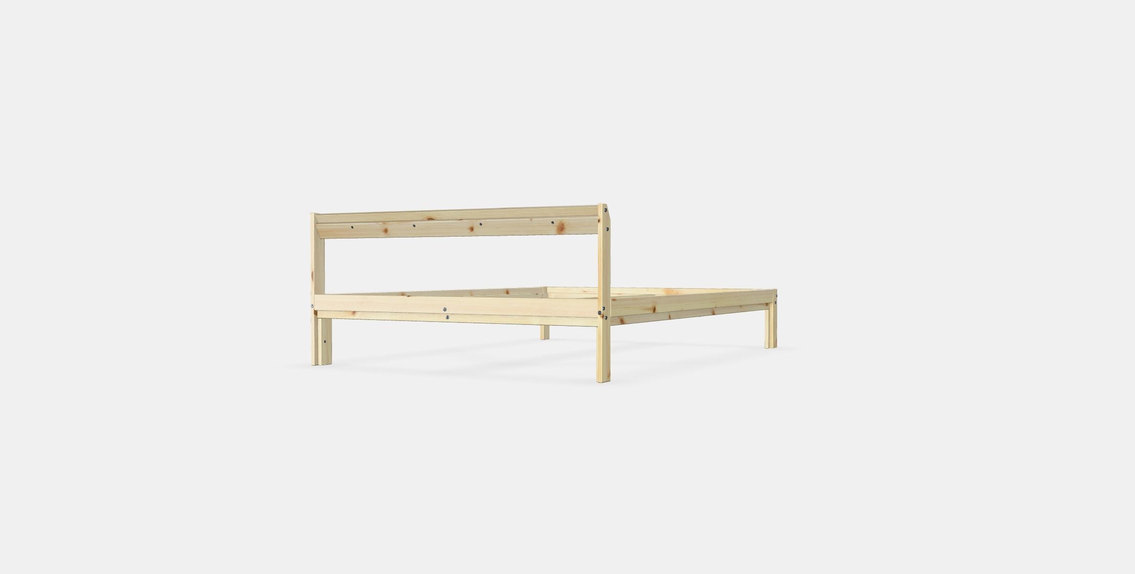 NEIDEN Bed frame 2 Low-poly 3D model_4