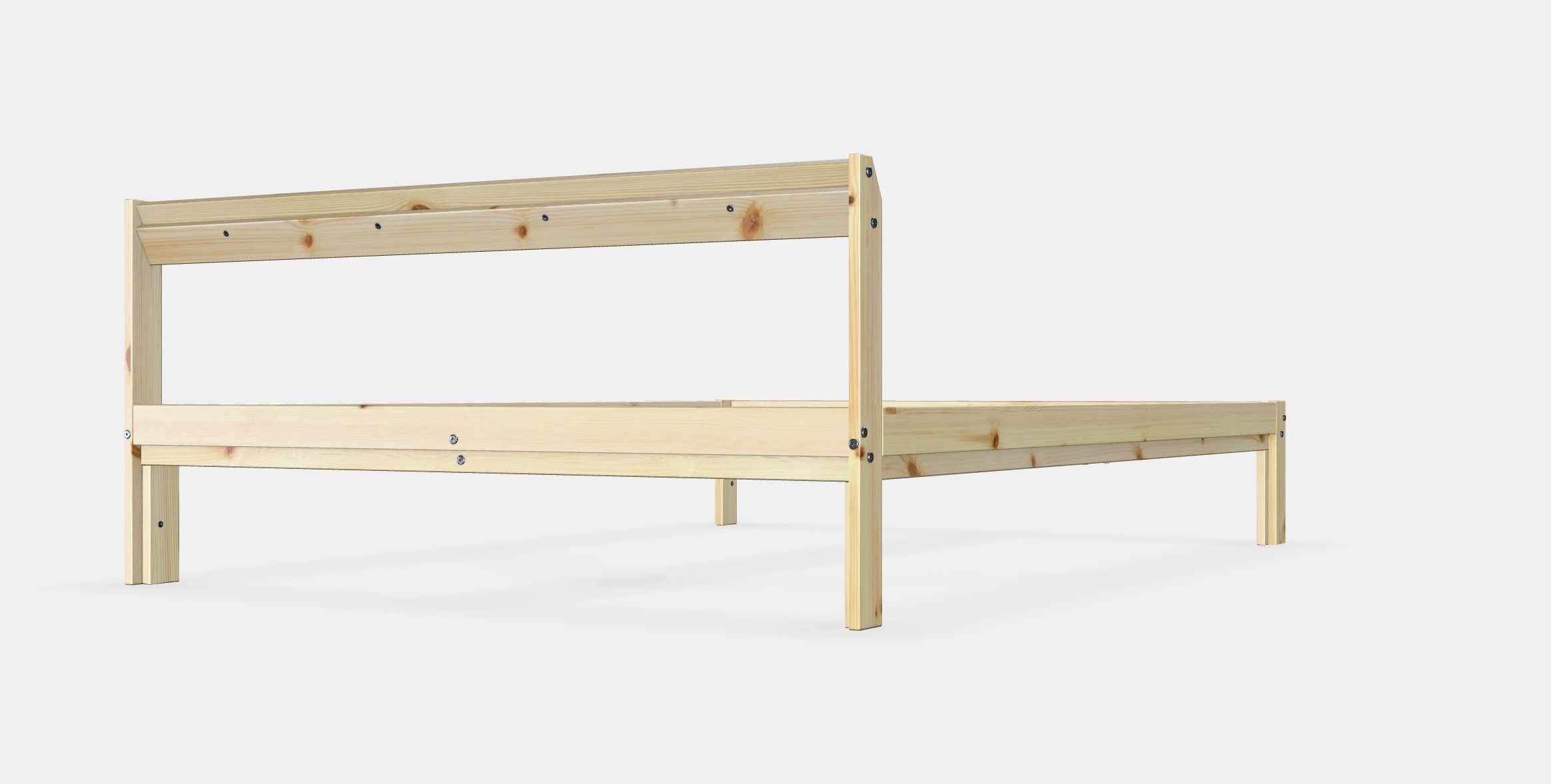 NEIDEN Bed frame 2 Low-poly 3D model_7