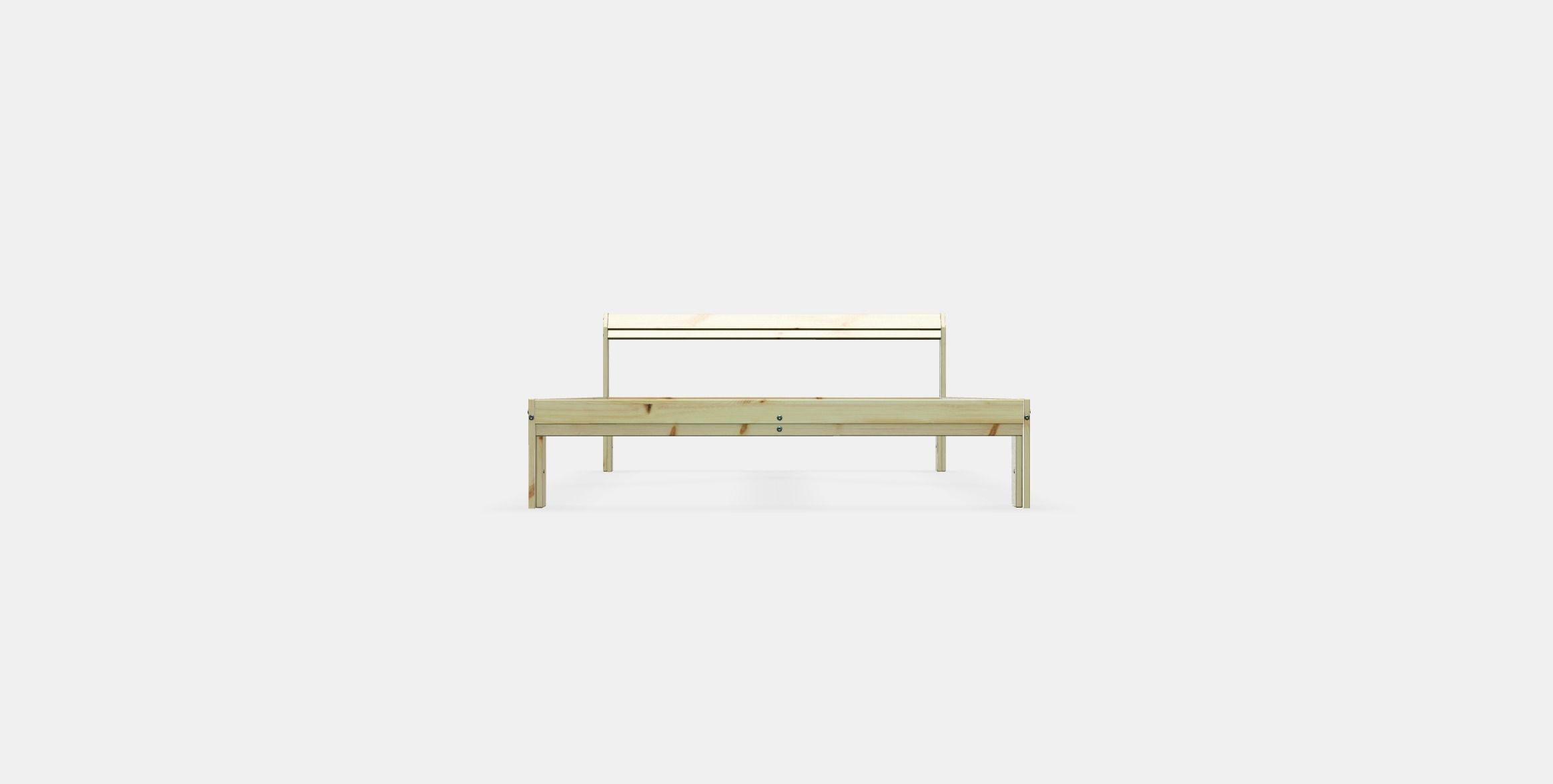 NEIDEN Bed frame 2 Low-poly 3D model_10