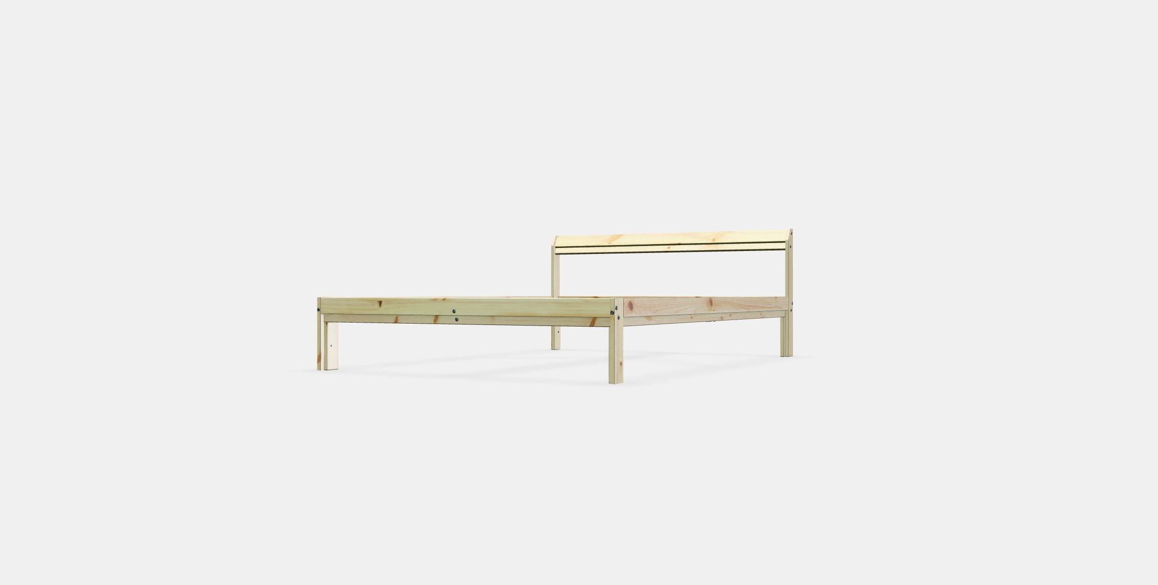 NEIDEN Bed frame 2 Low-poly 3D model_11