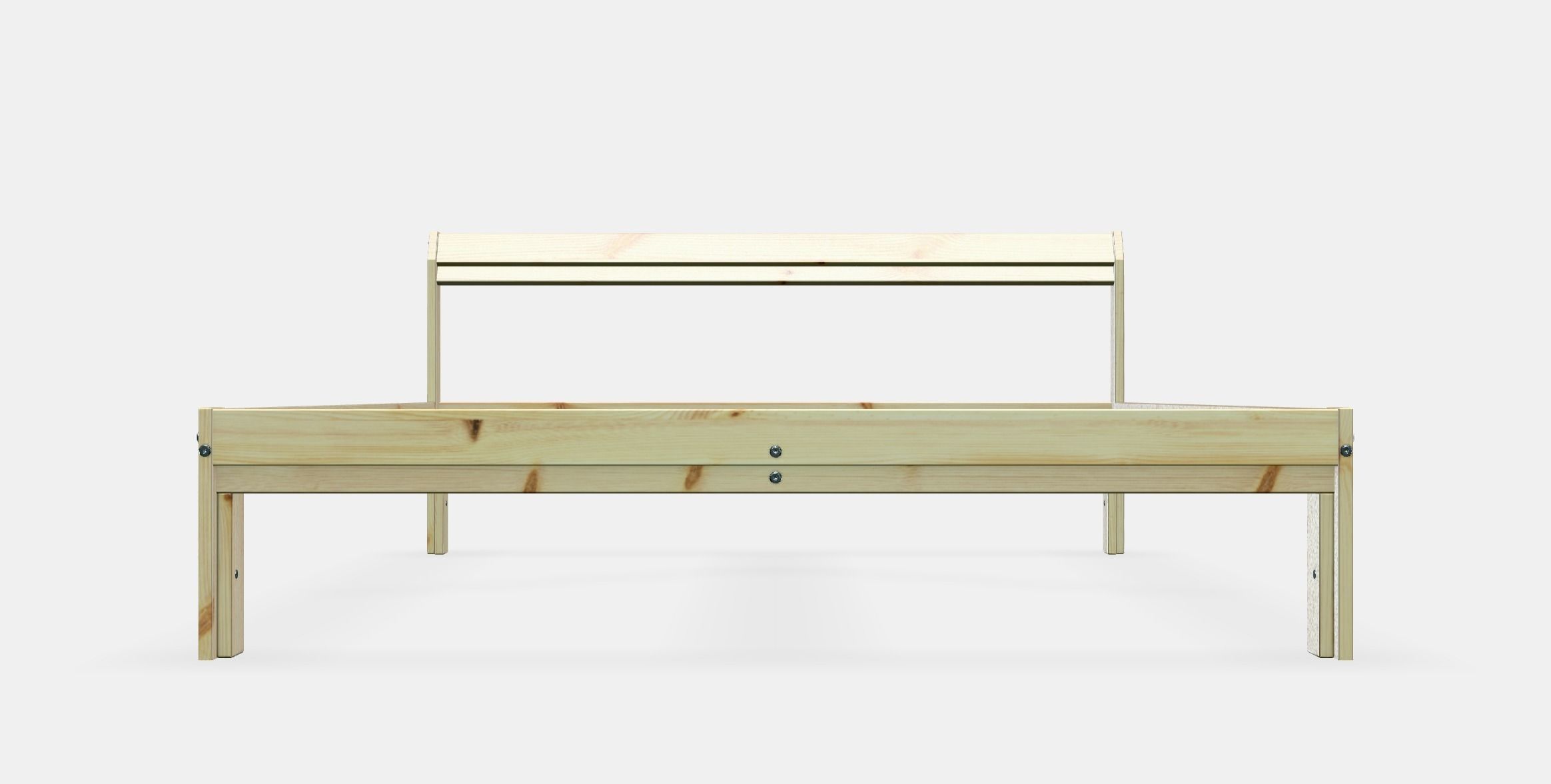 NEIDEN Bed frame 2 Low-poly 3D model_12