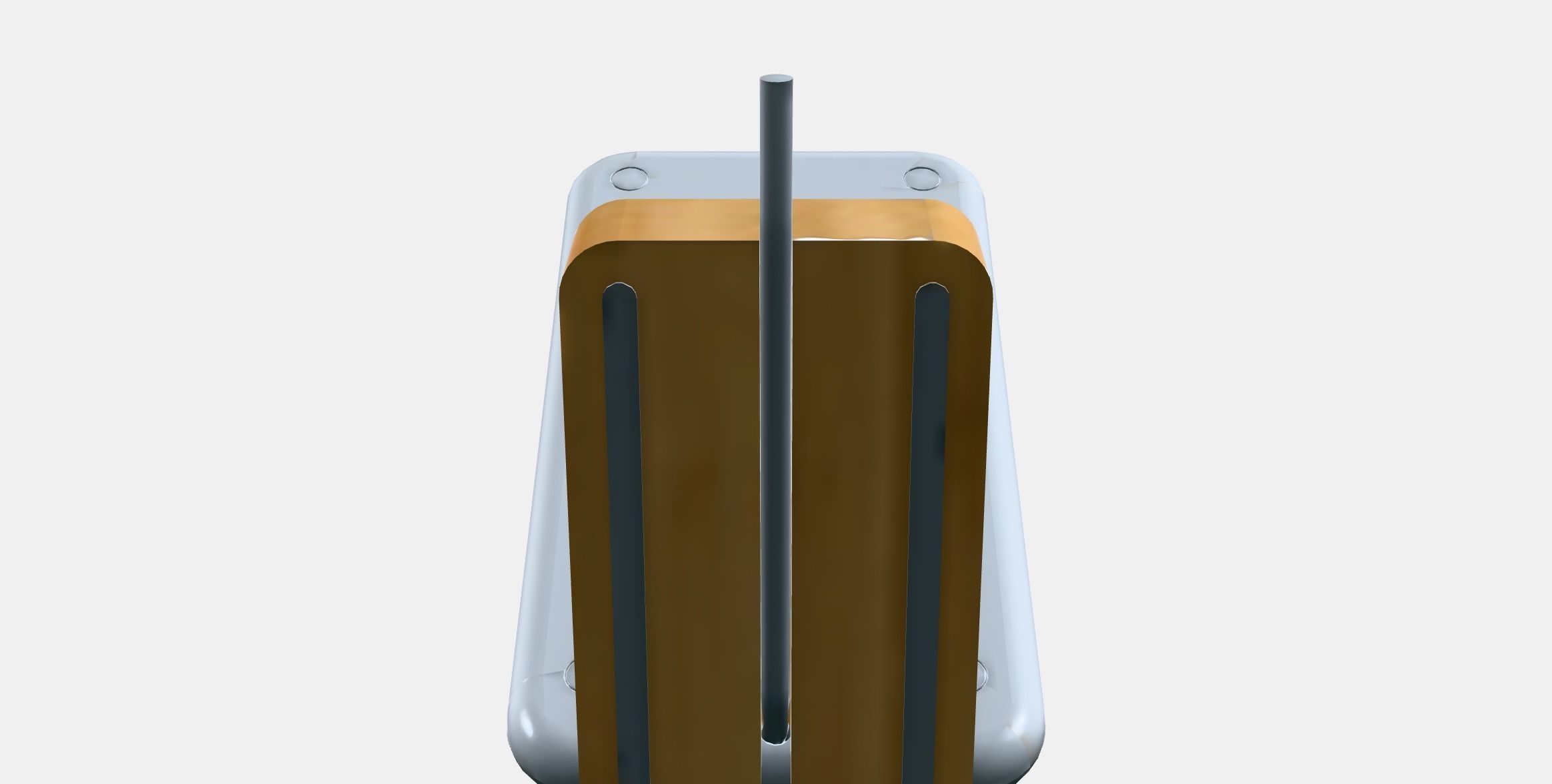 NORDMARKE Wireless charging stand Low-poly 3D model_7