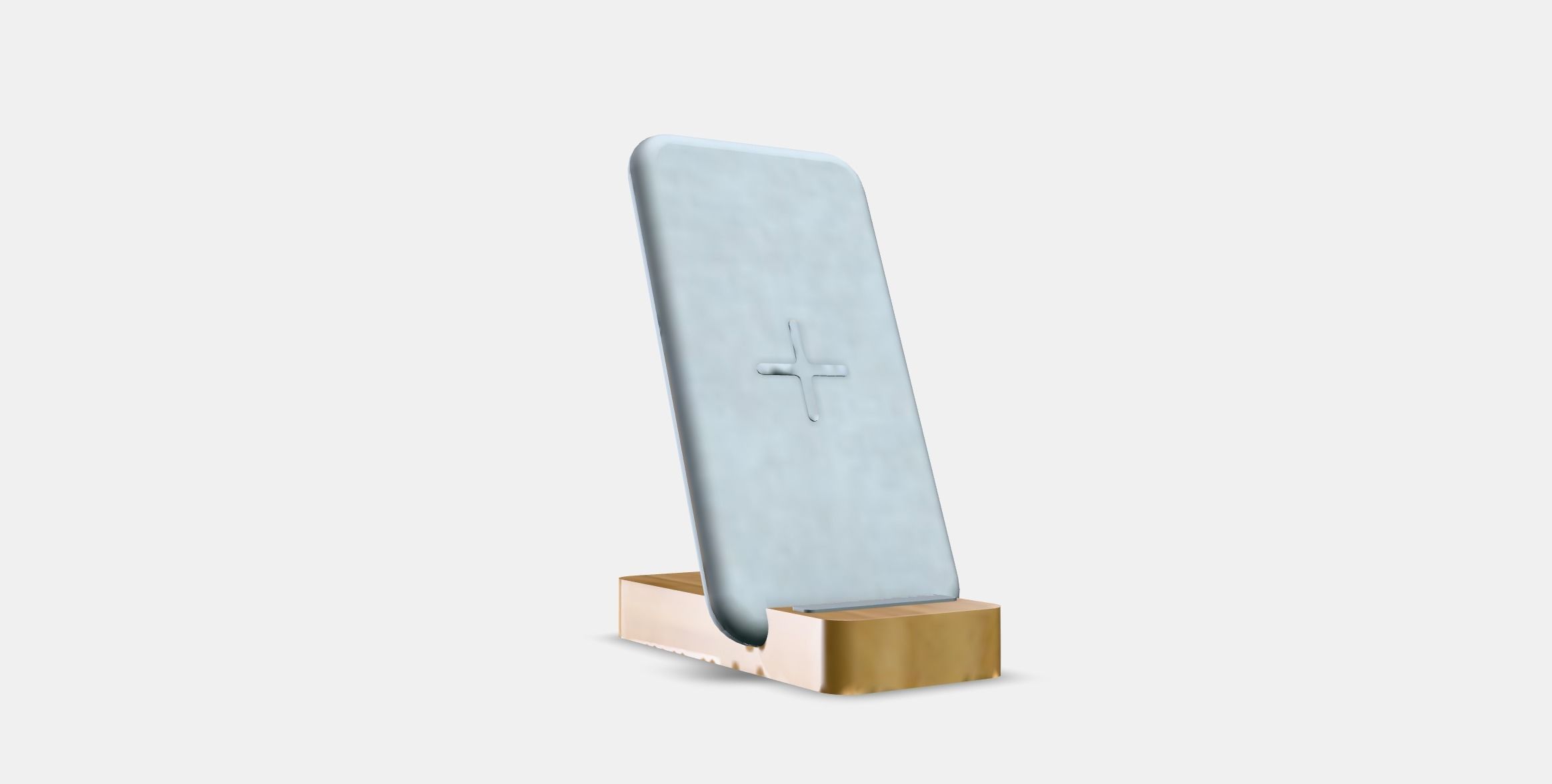 NORDMARKE Wireless charging stand Low-poly 3D model_2