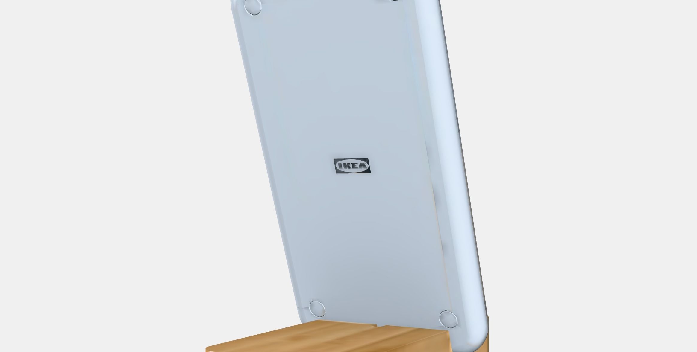 NORDMARKE Wireless charging stand Low-poly 3D model_8