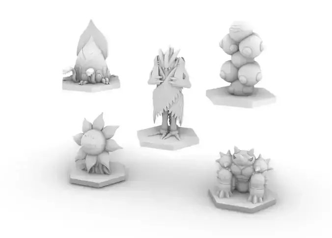 DIGIMON FRONTIER BEAST SPIRIT COMPLETE EVIL SET - 5 DESIGNS 