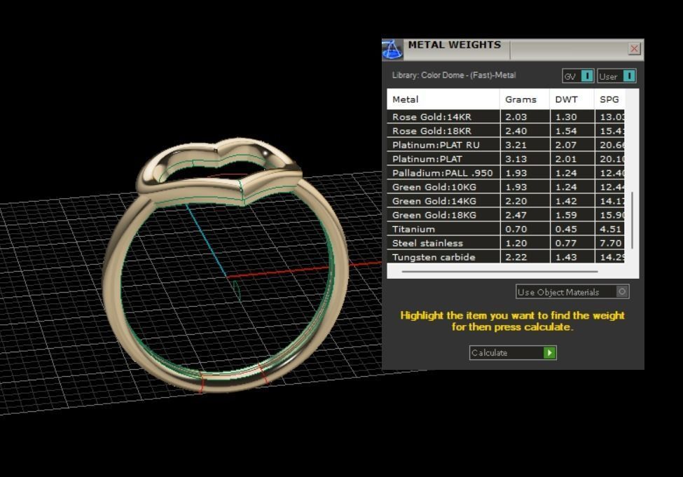 Heart ring 21 3D print model_12