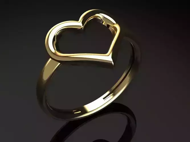 Heart ring 21