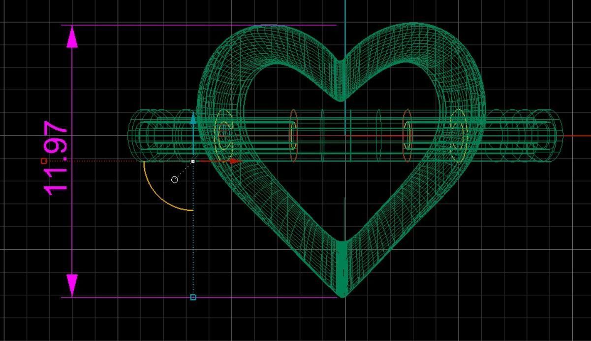 Heart ring 21 3D print model_7