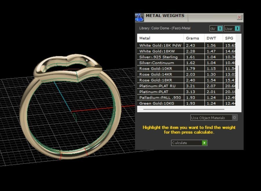 Heart ring 21 3D print model_11