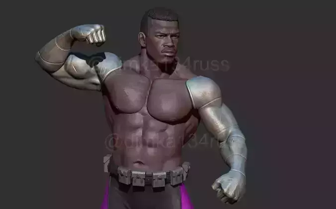 mortal kombat jax 3D print model