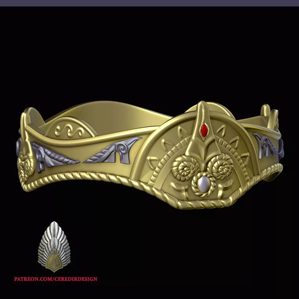 Theoden Crown lord of the rings 3D DIGITAL DOWNLOAD FILE 3D print model