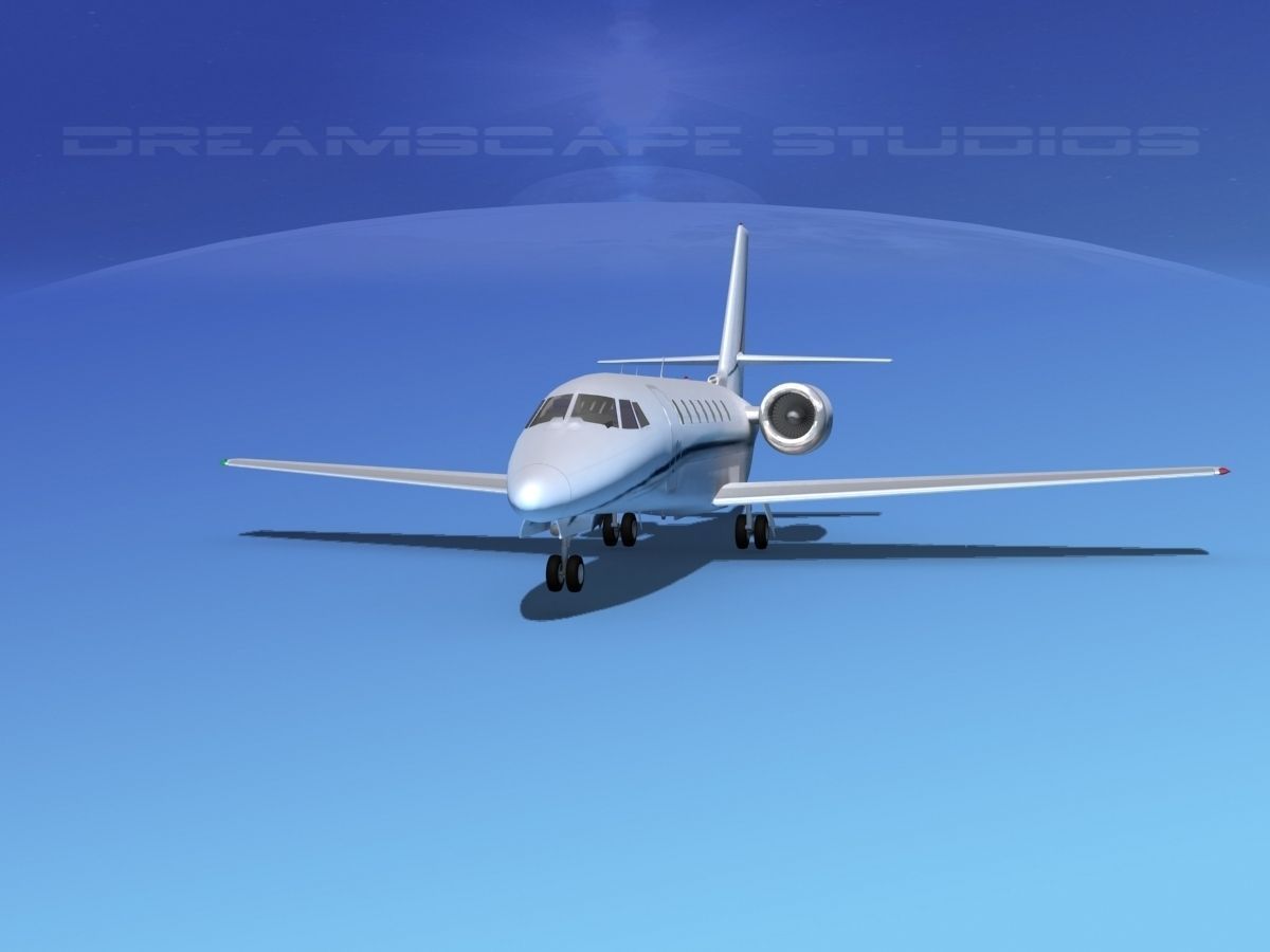 Cessna 680 Citation Sovereign V08 3D model_2