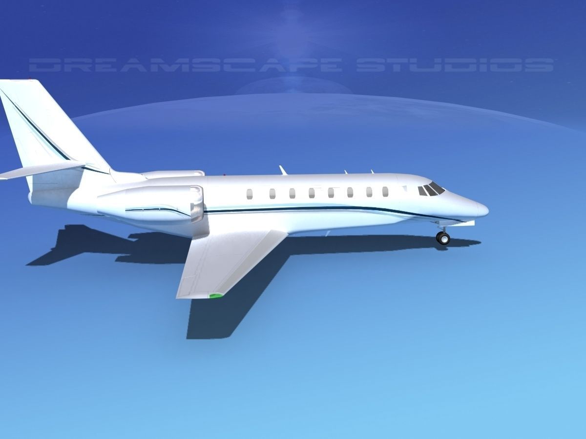 Cessna 680 Citation Sovereign V08 3D model_4