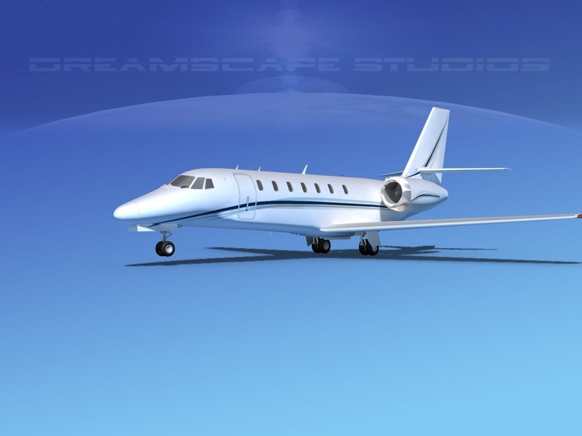 Cessna 680 Citation Sovereign V08 3D model_1