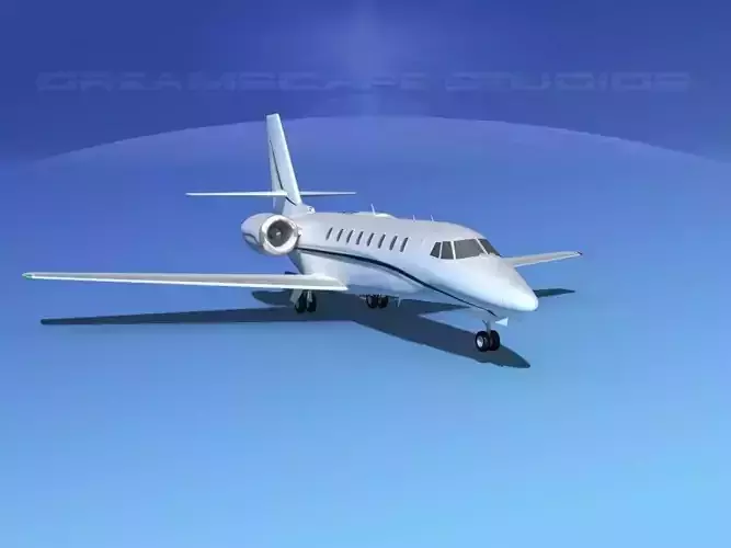 Cessna 680 Citation Sovereign  V08 3D model