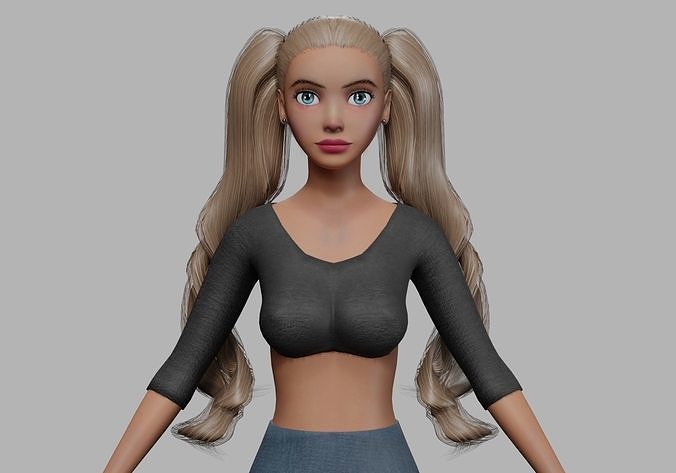 young cute woman V32442 