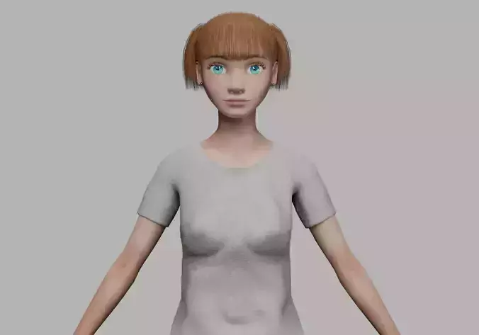 young cool woman V20297 