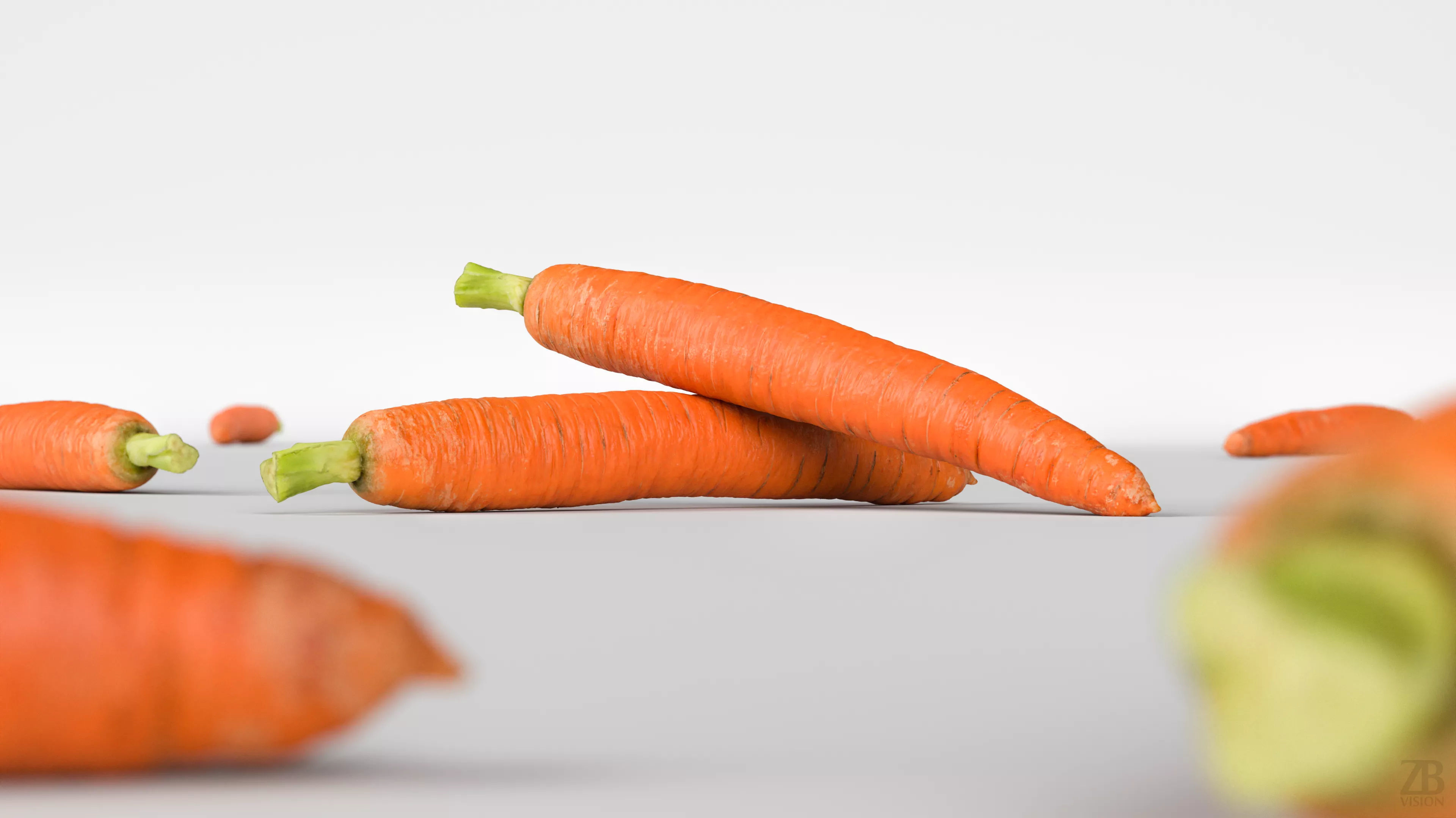 Carrot 3D model_1