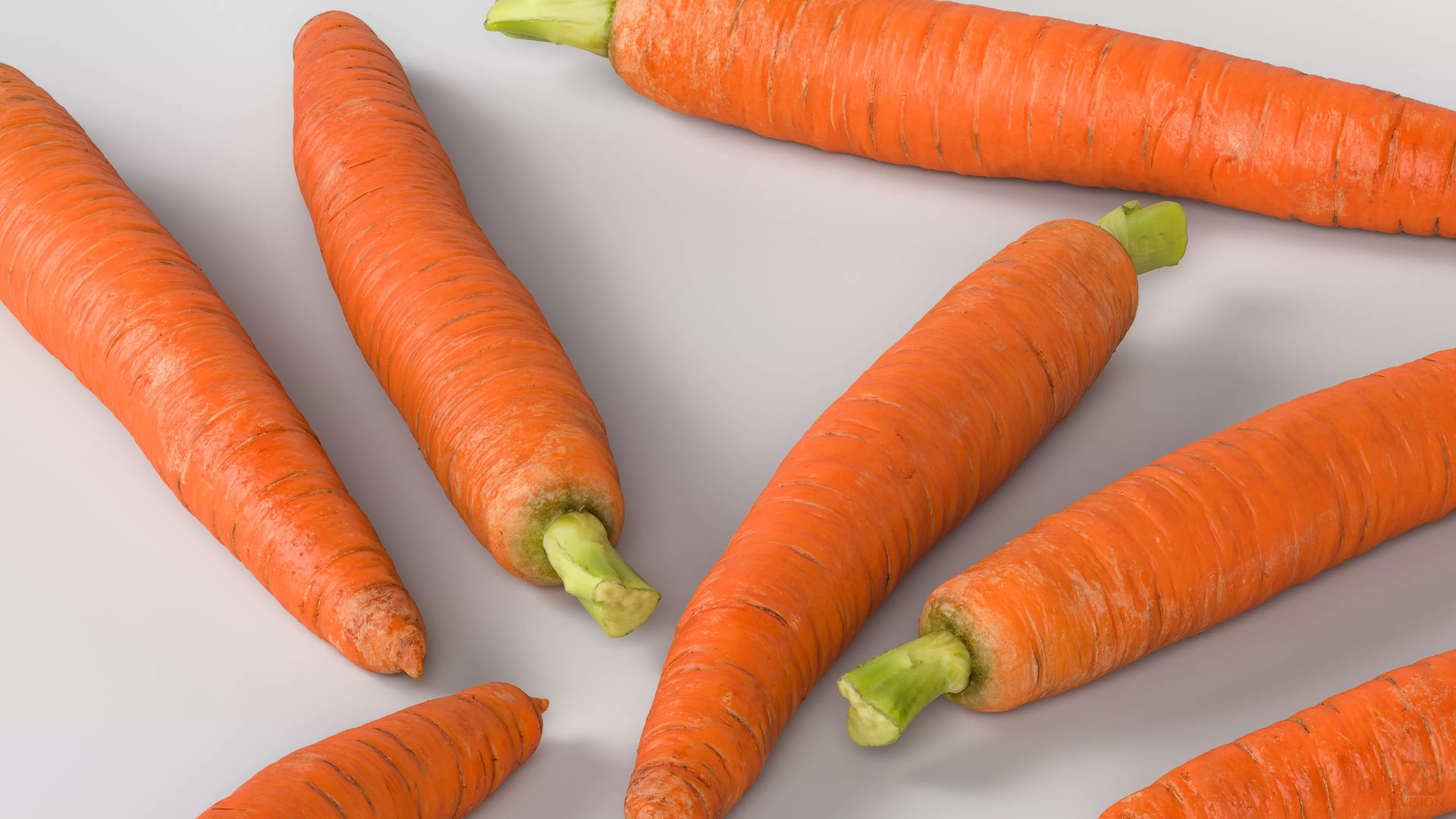 Carrot 3D model_2