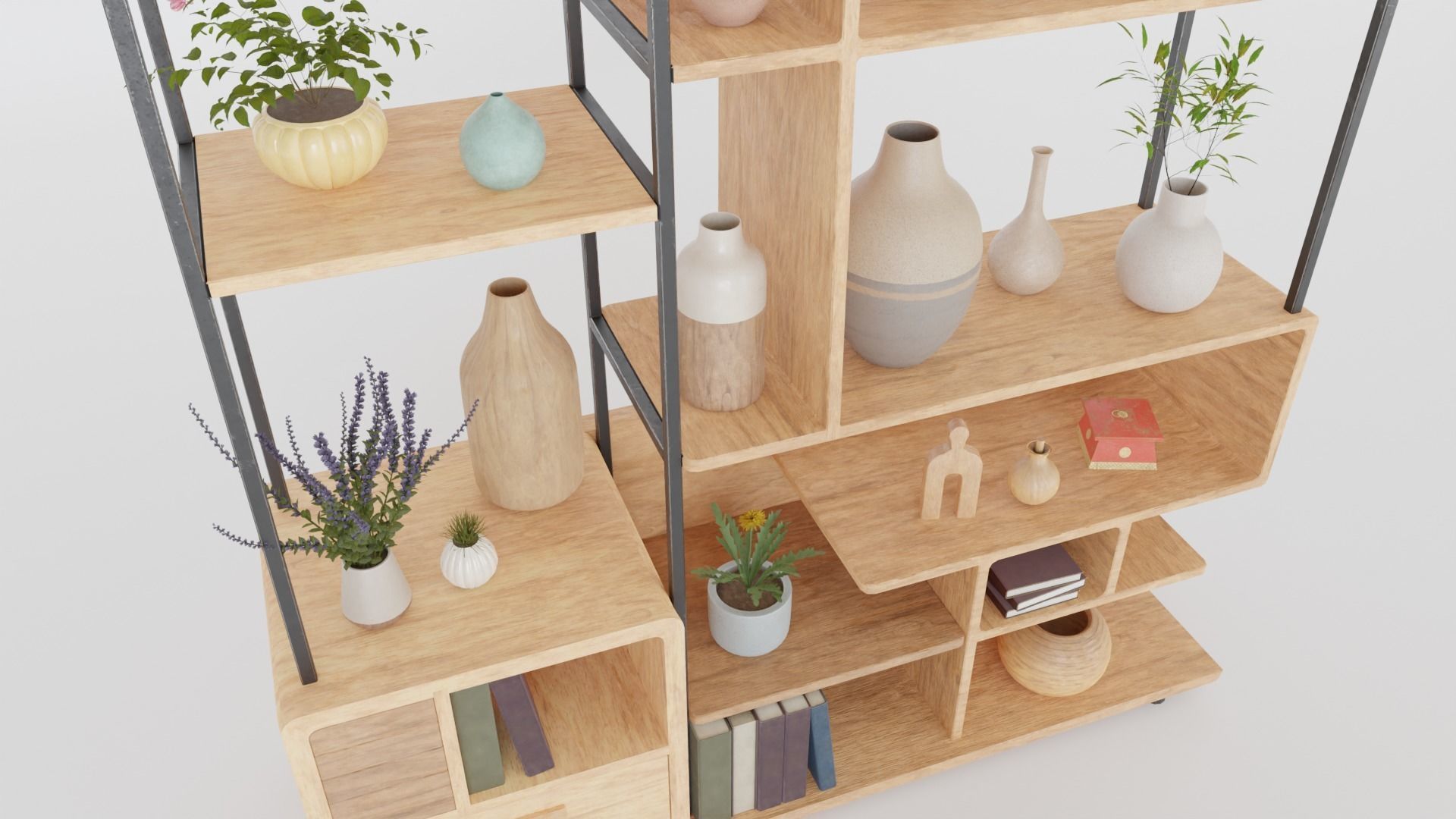 Collection 36 Decorative Interior Objects and Furniture Shelves _4