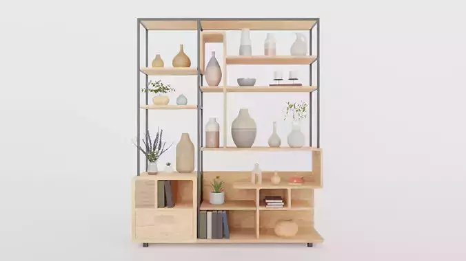 Collection 36 Decorative Interior Objects and Furniture Shelves