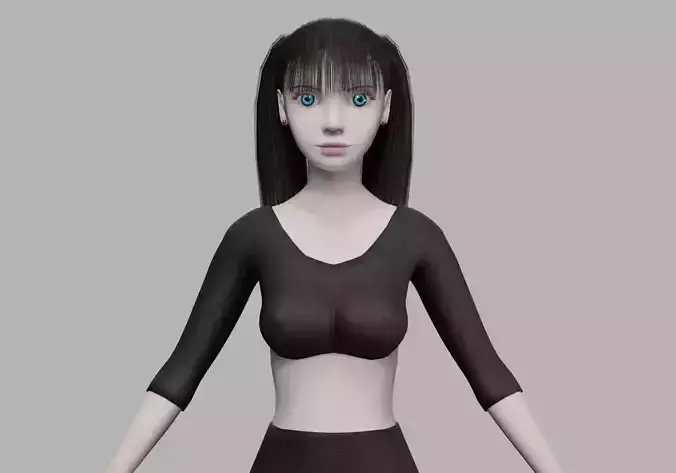 sweet young woman V21759 