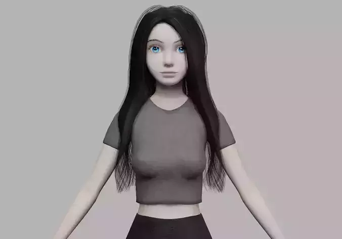 sweet cute woman V25010 