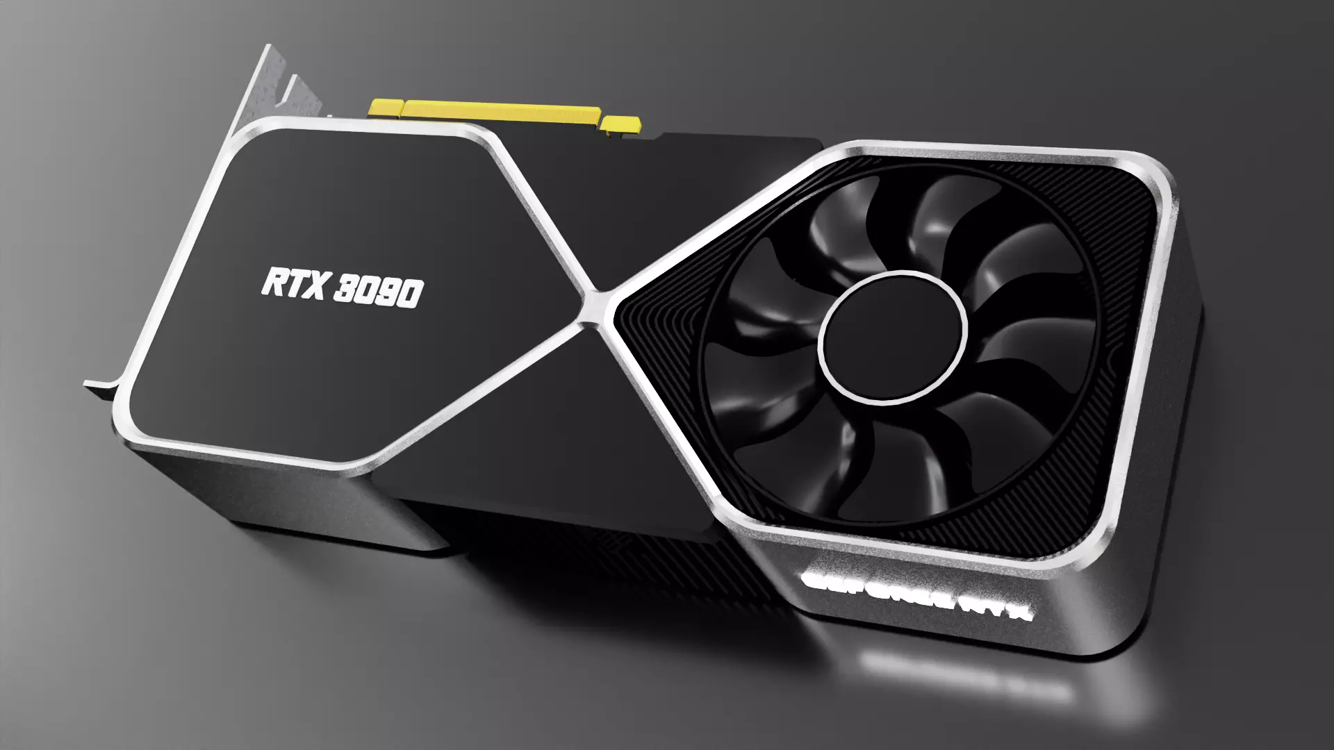 GeForce RTX 3090 Founders Edition  Low-poly 3D model_0