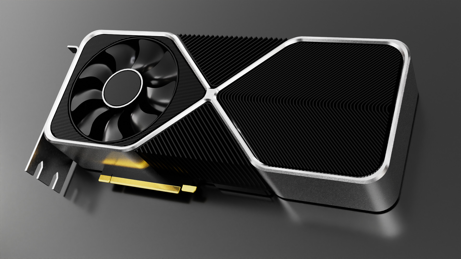 GeForce RTX 3090 Founders Edition  Low-poly 3D model_1