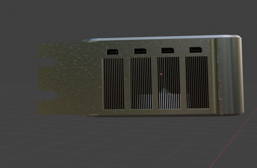 GeForce RTX 3090 Founders Edition  Low-poly 3D model_6