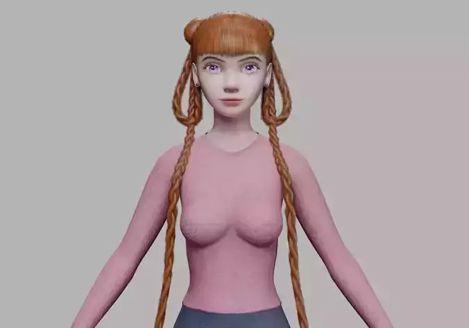 standard young woman V38955 