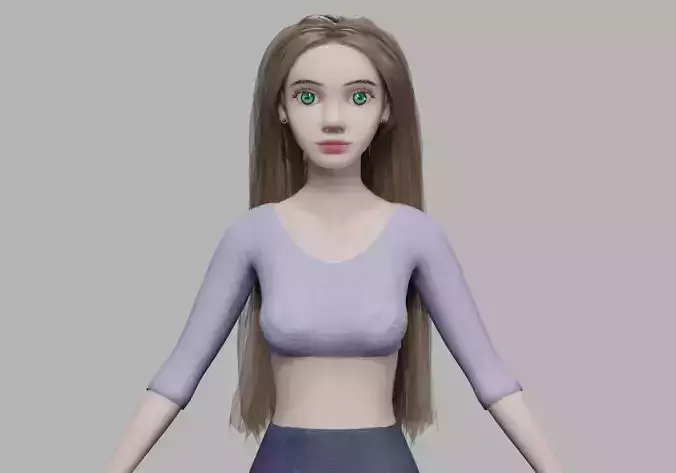 cute young woman V28430 